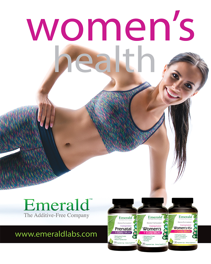 Emerald Labs Women's Health Ad 800x1000